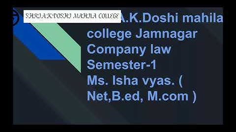 Fy bcom cl lecture 29 by pro Ms Isha Vyas