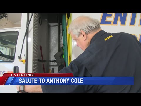 paramedic anthony cole 50 years of service with enterprise rescue inc.