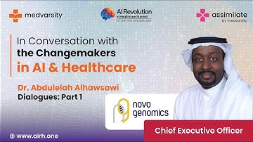 In Conversation with the Change - Makers in AI & Healthcare | Dr Abdulelah Alhawsawi Part 1