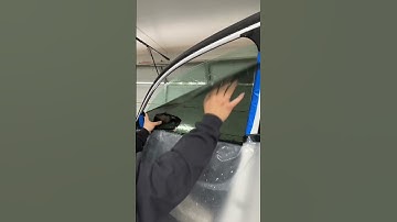Window tint bottom load technique