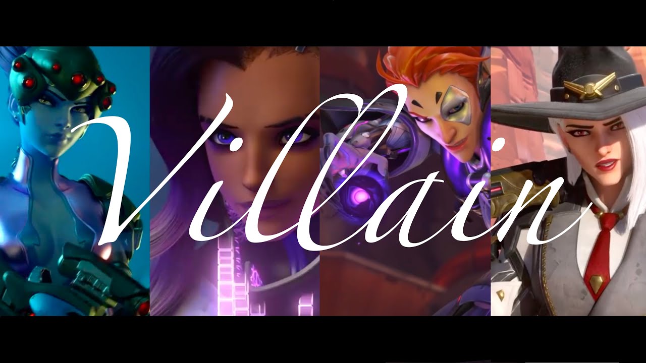 Widowmaker Moira Sombra Ashe   Villain Overwatch AMV ft KDA