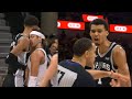 Victor wembanyama tangled up with aaron gordon then gets so heated with ref 