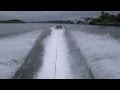 大爆笑 トーイングチューブ高速ターンで転覆 ジェットスキー 水上バイク