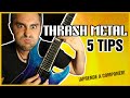 Como tocar THRASH METAL con Guitarra eléctrica 🎸 5 IDEAS para Componer