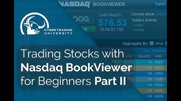 Trading Stocks with Nasdaq BookViewer Part 2