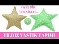 Yıldız yastık yapımı | Çok pratik bir teknikle | Easy star pillow making | Nasıl dikilir?