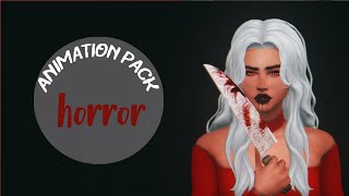 Horror animation pack | Sims 4