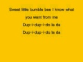 DDR - Bumble Bee (Lyrics)