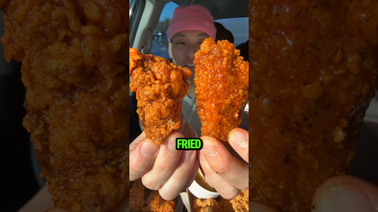 KFC vs POPEYES 😤 #kfc #popeyes #food