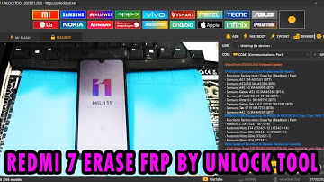 REDMI 7 ERASE FRP FORMAT FACTORY BYPASS GOOGLE ACCOUNT BY UNLOCK TOOL
