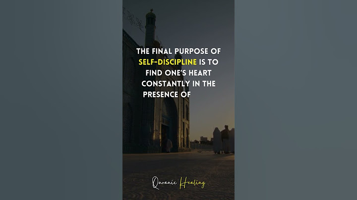 THE FINAL PURPOSE OF SELF-DISCIPLINE | QUOTES | IMAM AL-GHAZALI
