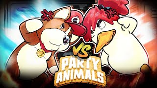 TOGETHER WE WILL DESTROY THE ANIMAL KINGDOM! (Party Animals Playtest w/ Friends)