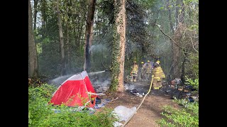 Woods Fire, East Laurel Street, Georgetown-  April 22, 2023