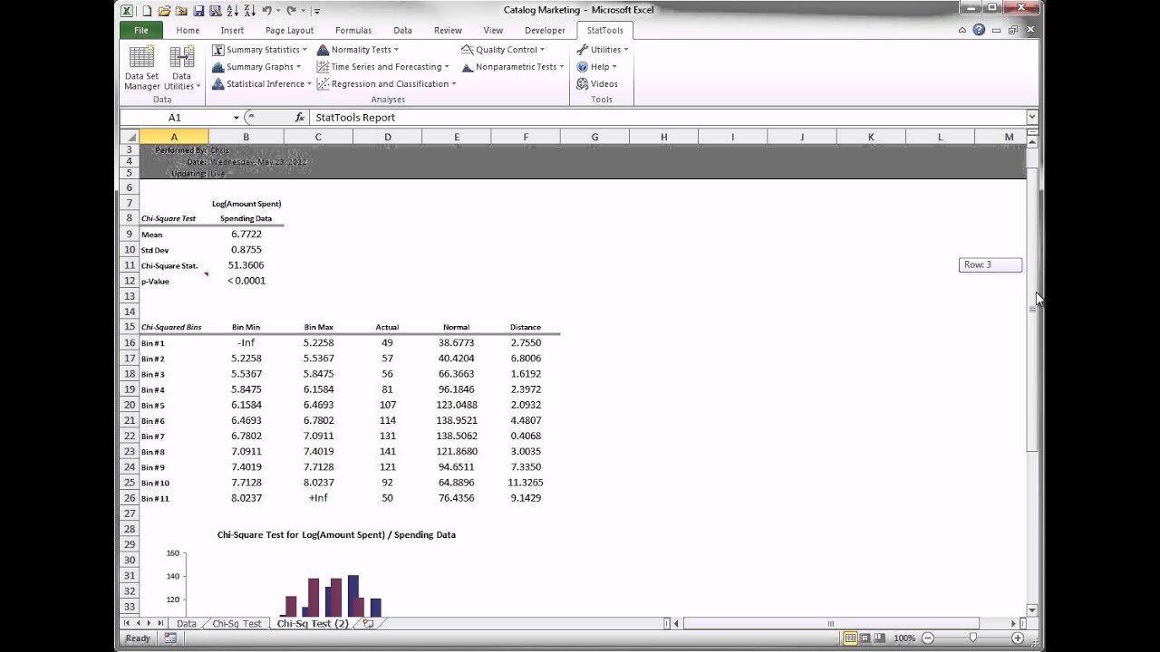 Stattools StatTools - Normality Tests - YouTube