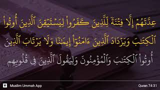Al-Muddaththir ayat 31