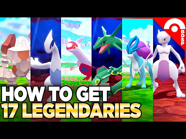 All Legendary Pokemon in Pokemon Brilliant Diamond & Shining Pearl