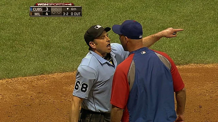 Sveum ejected in the sixth