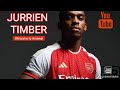 Jurrien Timber S At Emirates Stadium I Ve Supported Arsenal Since I Was A Kid Welcome To Arsenal Jurrien Timber S At Emirates Stadium I Ve Supported Arsenal Since I Was A Kid Welcome To Arsenal