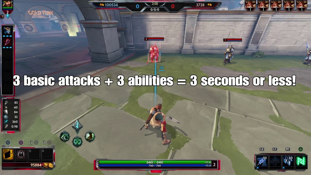 [PS4 SMITE TUTORIAL] HOW TO AUTO-ATTACK CANCEL