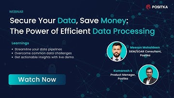 Webinar | Secure your Data and Save Money with Cribl | Positka | Cribl | Sept 2024