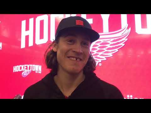 Red Wings rave about Tyler Bertuzzi's compete level 