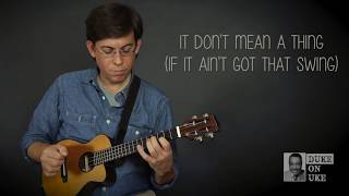 Video thumbnail of "DUKE ON UKE: "It Don't Mean A Thing (If It Ain't Got That Swing)" (Paul Hemmings, ukulele)"