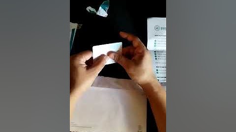 Pyypl Physical Debit card explain in English