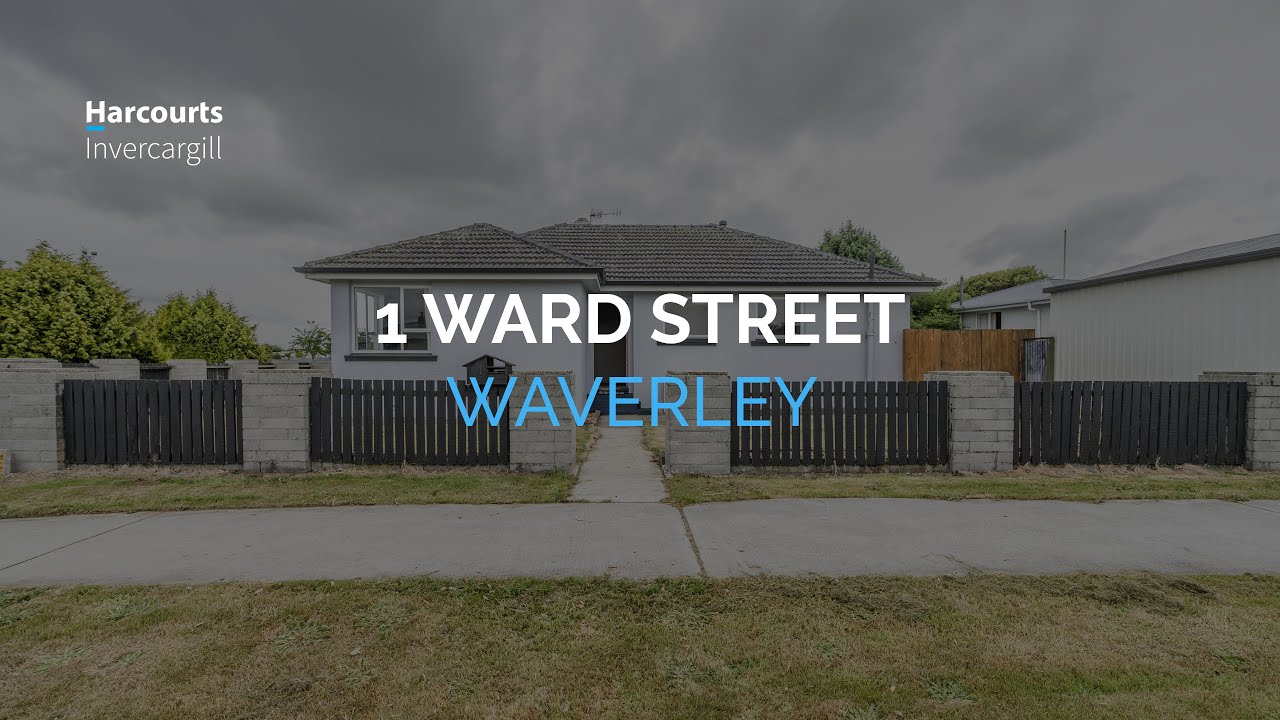 FOR SALE 1 Ward Street, Waverley Harcourts Invercargill YouTube