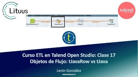 Talend Open Studio: JavaRow vs tJava
