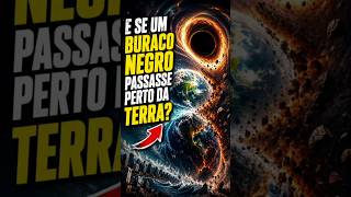E SE UM BURACO NEGRO PASSASSE PERTO DA TERRA? 😨🕳️