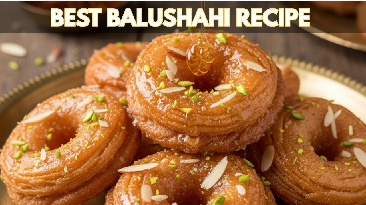 🔥Halwai Style Balushahi Recipe | Crispy Outside, Soft & Juicy Inside