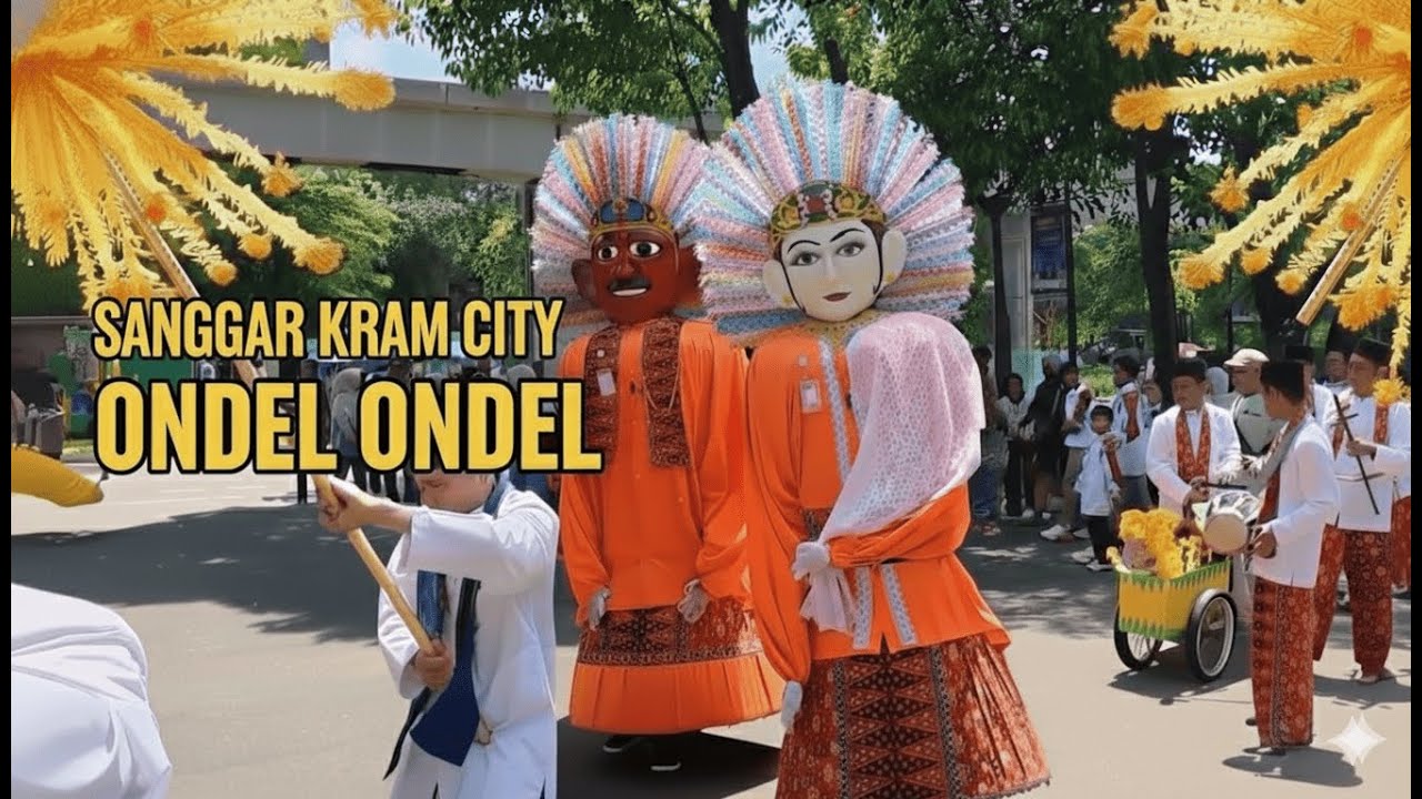 MERIAH! Parade Ondel-Ondel Sanggar Kram City Guncang TMII - Jelajah Budaya Nataru 2025