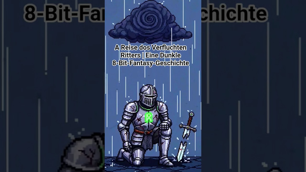 Dunkle 8-Bit-Fantasy-Geschichte erzählen.