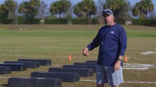 Football Warmups: Step Dummy Drills