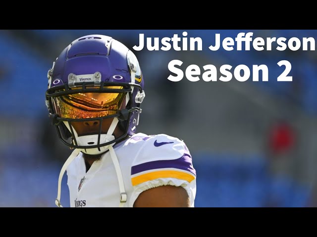 Justin Jefferson Graphic Toon Minnesota Vikings Football Griddy