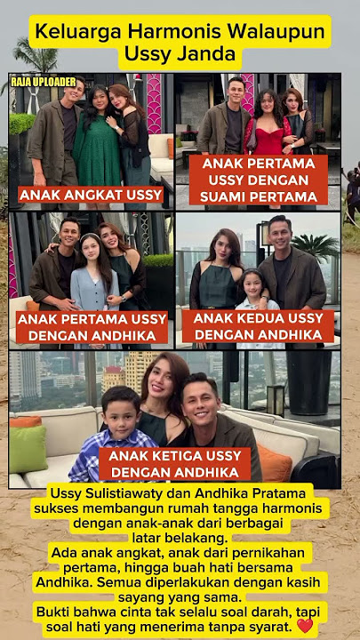 Walaupun Ussy J4nda Andhika Pratama tetap Harmonis Dan Romantis Keluarganya 😍😘