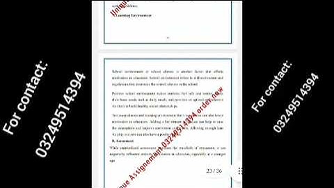 AIOU Code 8606 1st assignment Spring 2024 Solved Assignment