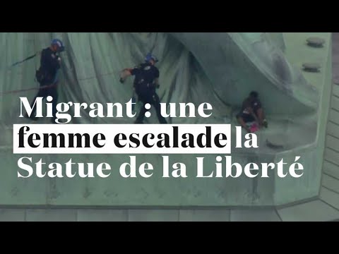 Vidéo: Ils Identifient La Femme Qui A Escaladé La Statue De La Liberté