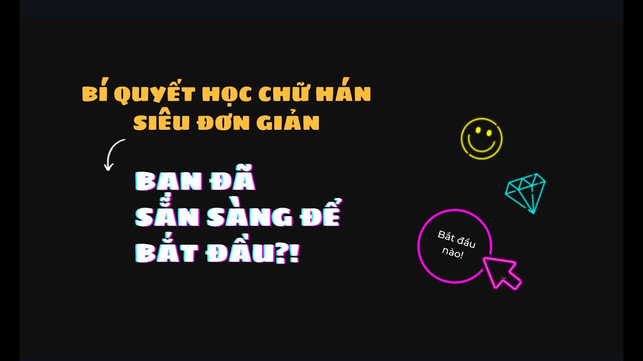 Bí Quyết Học Chữ Hán Khoa Học, Thú Vị, Nhớ Lâu | Tự Học Tiếng Trung // Yangdexin.