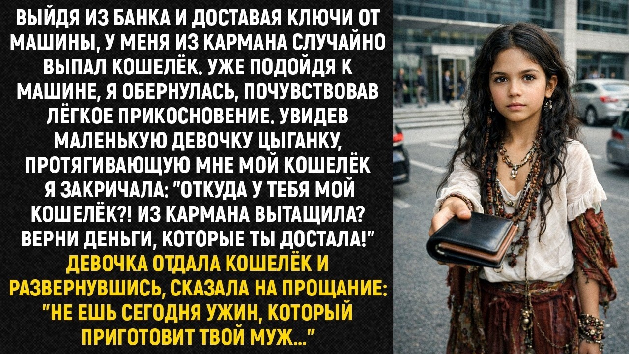 Выйдя из банка и доставая ключи от машины , у меня из кармана случайно выпал кошелёк