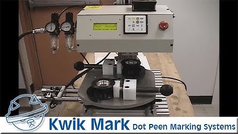 Fast, Efficient Dot Peen Marking with Programmable Dial Indexer
