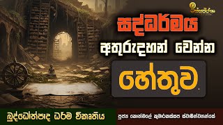 05 සද්ධර්මය අතුරුදහන් වෙන්න හේතුව  | vissajjana | buddhothpada | බුද්ධෝත්පාදෝ