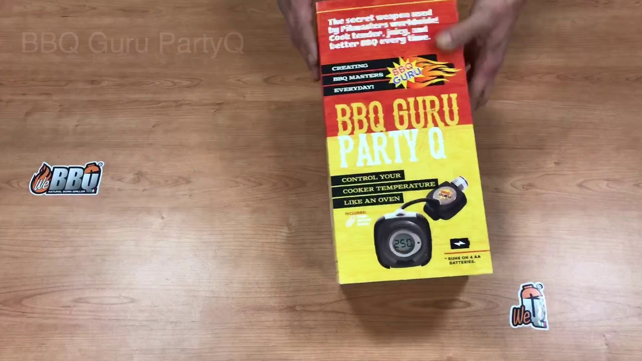 WeBBQ Unboxing BBQ Guru PartyQ YouTube