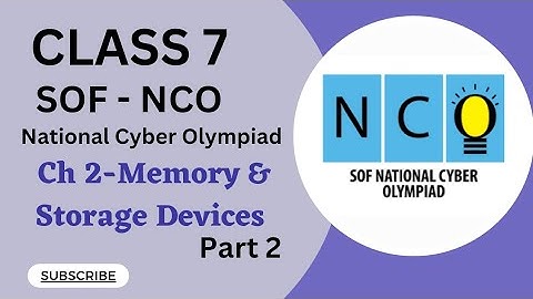Class 7/SOF-NCO/Ch 2-Memory & Storage Devices-Part2#class7nco #class7cyber #2024nco #2023nco #sofnco