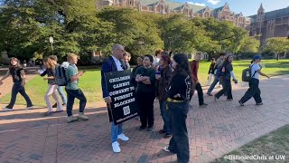 5 trans-identified students at UW. One stole my sign. None can even define gender.