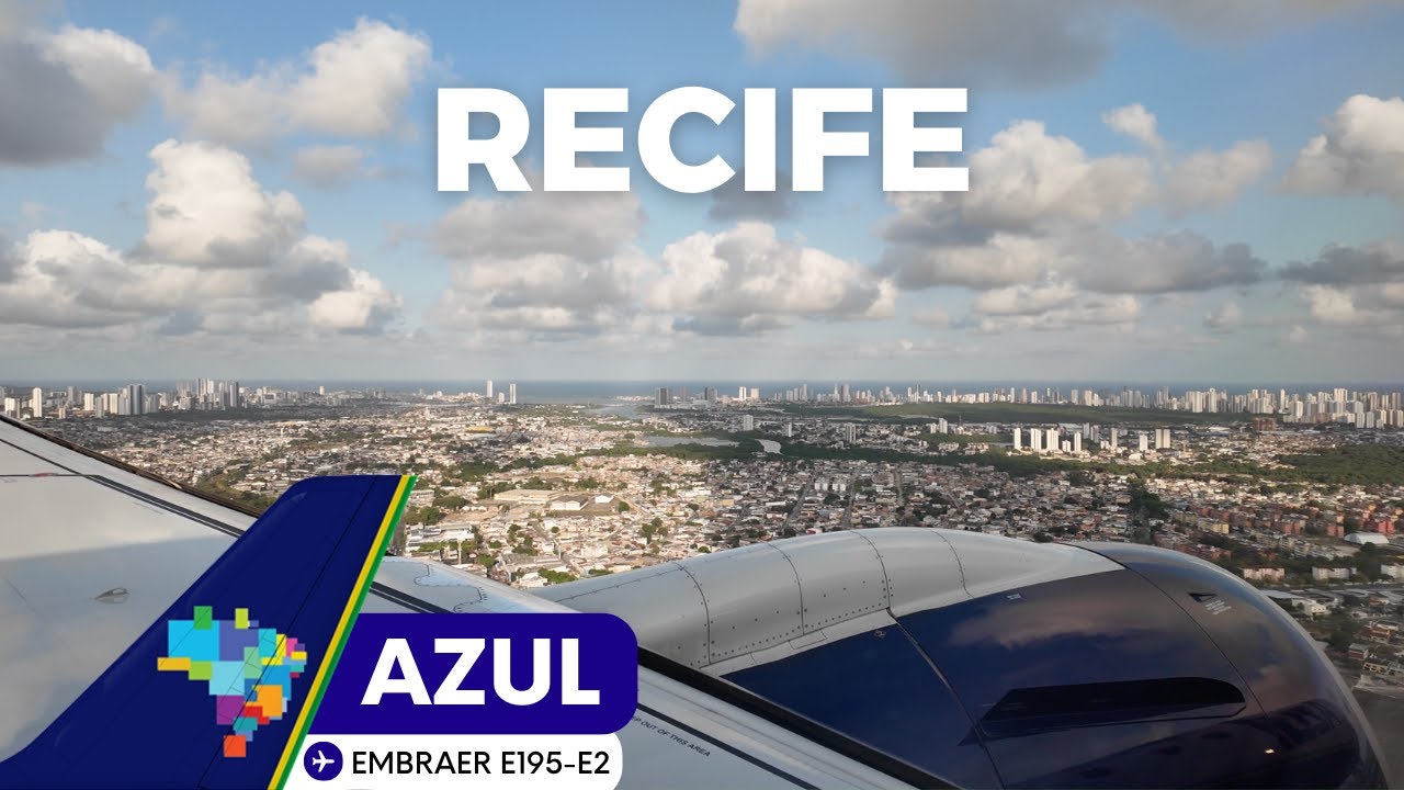 VOO FORTALEZA ✈ RECIFE NO EMBRAER 195 E2 DA AZUL