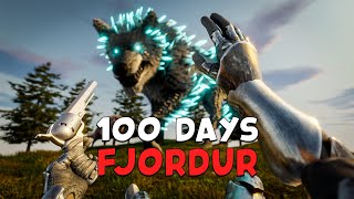 I Have 100 DAYS to Beat ARK FJORDUR!