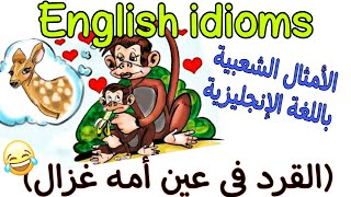 إزاى نقول بالإنجليزى ،القرد فى عين أمه غزال ،Learn English idioms