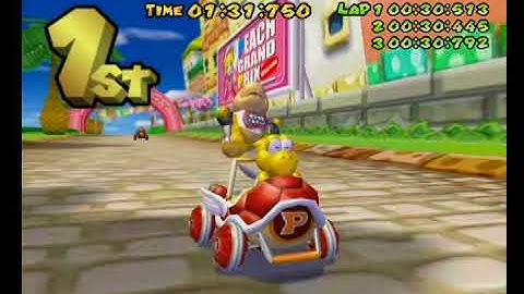 Mario Kart Double Dash!! 100% walkthrough part 4- 100cc Mushroom Cup