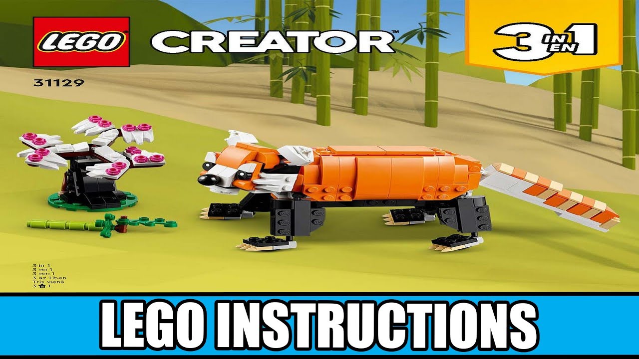 LEGO Instructions | Creator | 31129 | Majestic Tiger (Red Panda